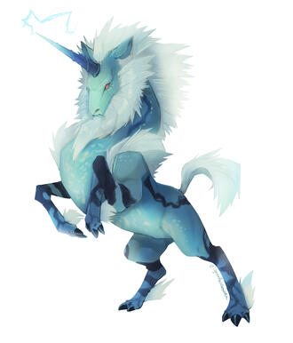Kirin (Monster Hunter Fan art)